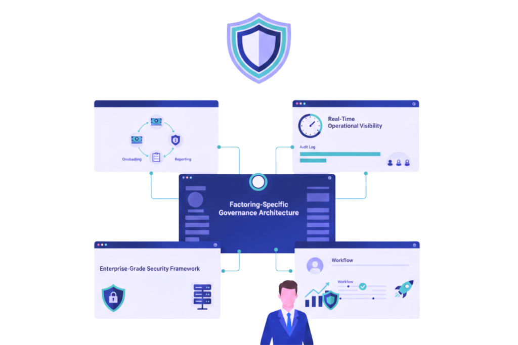 Factor Avenue platform showcasing governance controls and secure user permissions